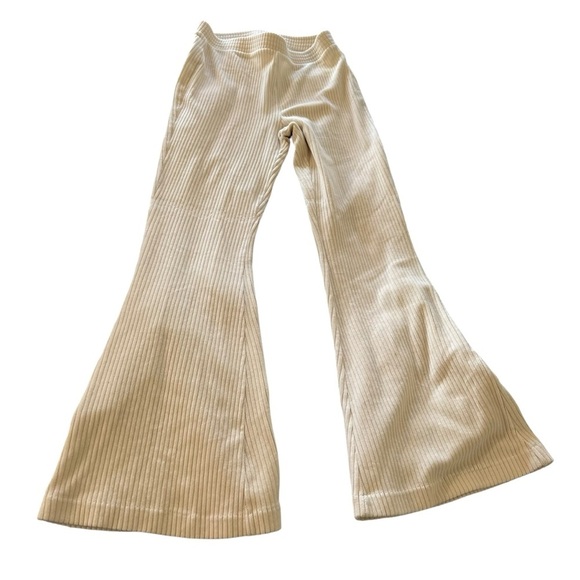 aerie Pants - Aerie Cream Flare Pants